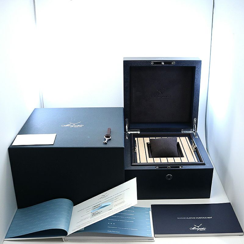 【中古】BREGUET MARINE ALARME MUSICALE 5547 ブレゲ マリーン アラーム ミュージカル 5547 5547BR/G3/9ZU (G5547BRG39ZU)