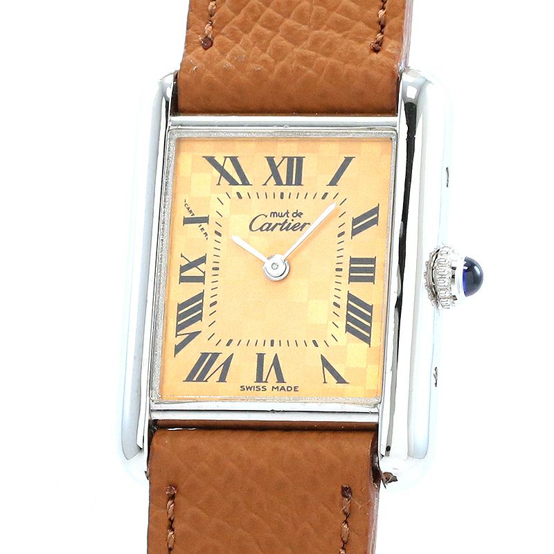 【中古】CARTIER MUST TANK SMALL MODEL 2003 CHRISTMAS LIMITED カルティエ マストタンク SM 2003年クリスマス限定 W1017654