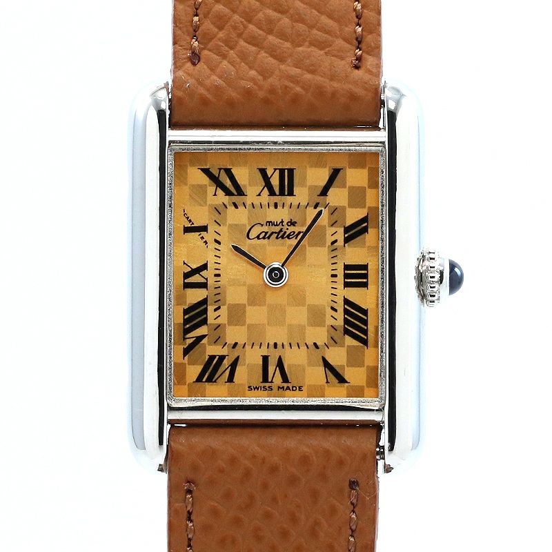 【中古】CARTIER MUST TANK SMALL MODEL 2003 CHRISTMAS LIMITED カルティエ マストタンク SM 2003年クリスマス限定 W1017654