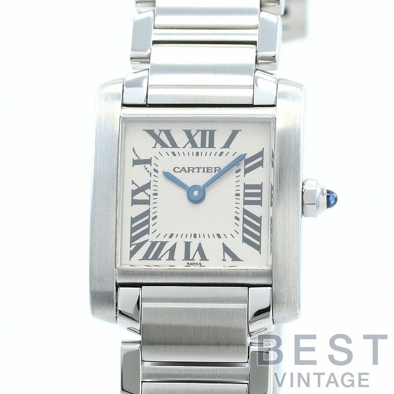 【中古】CARTIER TANK FRANCAISE SMALL MODEL カルティエ タンク フランセーズ SM W51008Q3
