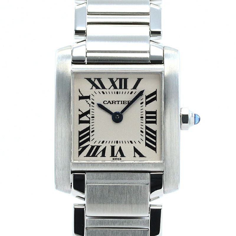 【中古】CARTIER TANK FRANCAISE SMALL MODEL カルティエ タンク フランセーズ SM W51008Q3