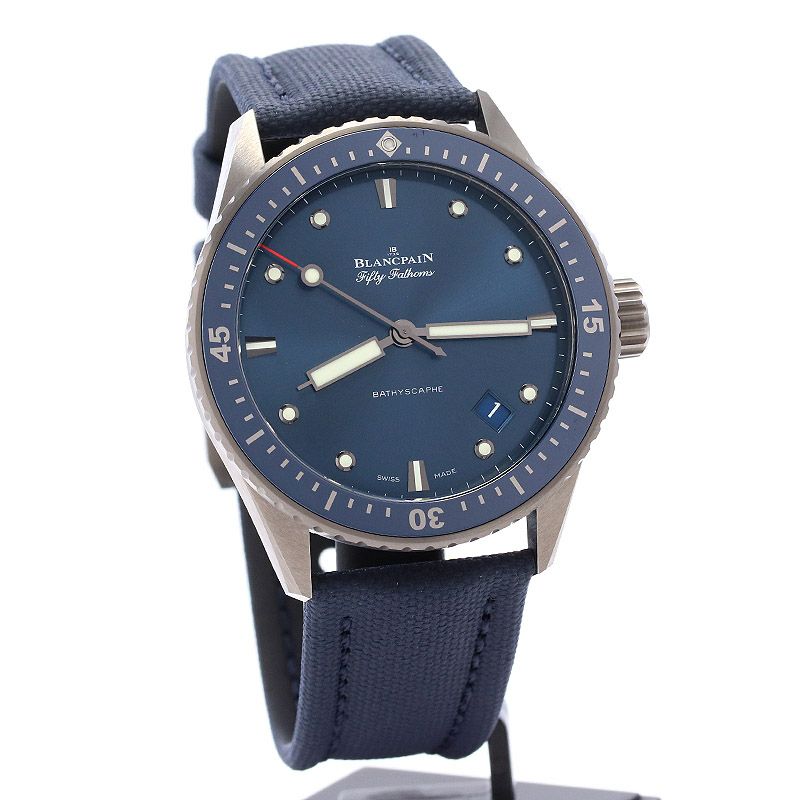 【中古】BLANCPAIN FIFTY FATHOMS BATHYSCAPHE ブランパン フィフティ ファゾムス バチスカーフ 5000-0240-O52A