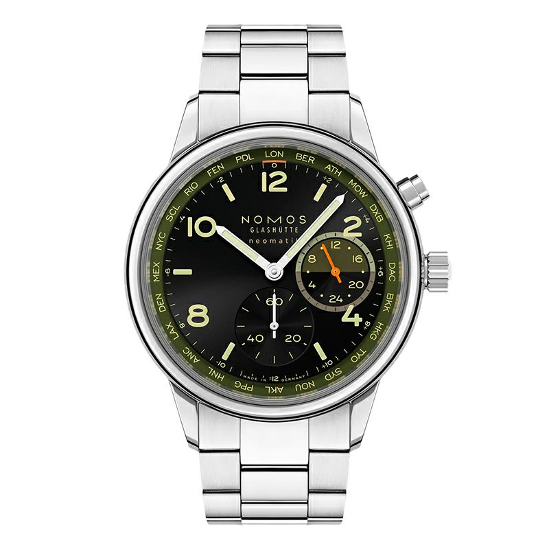 NOMOS GLASHUETTE Club Sport neomatik Worldtimer Vector ノモス