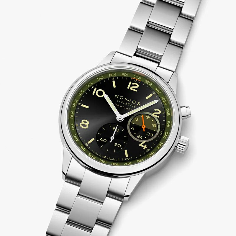 NOMOS GLASHUETTE Club Sport neomatik Worldtimer Vector ノモス