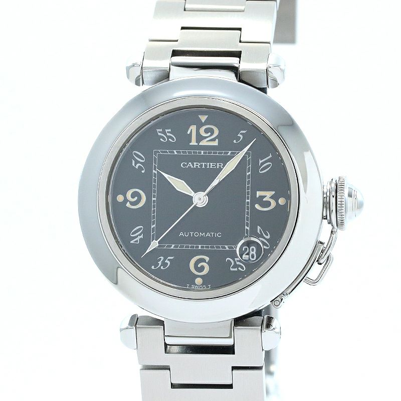 ☆極美品☆ カルティエ パシャC 35mm スティール ②コマ / 腕時計 楽天市場】【初期モデル】 カルティエ パシャ 35mm 自動巻 【極美品