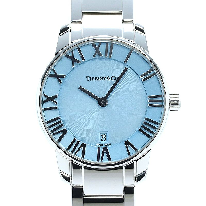 中古】TIFFANY & CO. ATLAS 2 HAND 29MM ティファニー アトラス 2