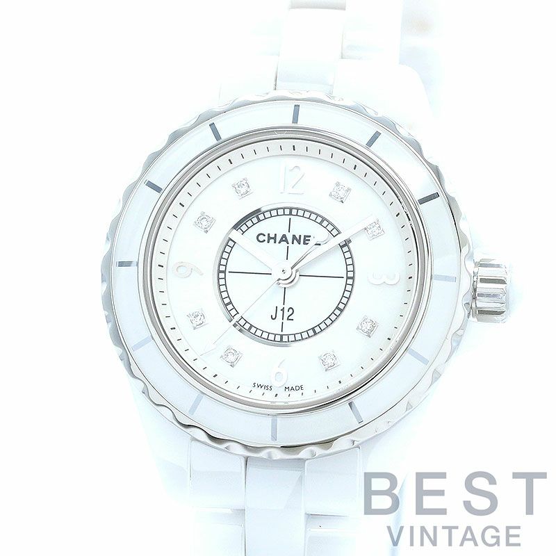 中古】CHANEL J12 WHITE CERAMIC 29MM シャネル J12 ホワイト